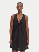 Sukienki - Seafolly Sukienka letnia Palermo 55508-DR Czarny Regular Fit - miniaturka - grafika 1