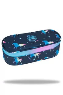 Piórnik owalny Coolpack Campus Blue Unicorn - Piórniki - miniaturka - grafika 1