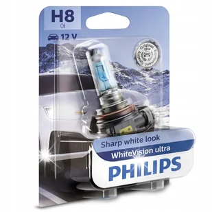Philips Żarówka H8 White Vision Ultra 3800K - Żarówki samochodowe - miniaturka - grafika 1