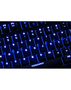 Excalibur V2 - Klawiatura mechaniczna niebieski LED przełącznik Blue - Klawiatury - miniaturka - grafika 1