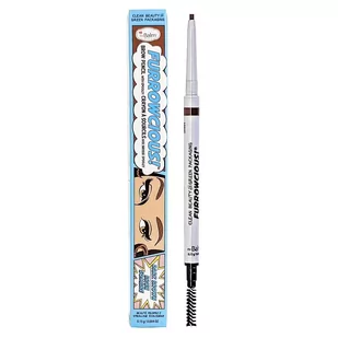 The Balm Furrowcious! Eyebrow Pencil kredka do brwi ze szczoteczką Dark Brown 0.13g - Akcesoria i kosmetyki do stylizacji brwi - miniaturka - grafika 1