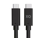 Kable USB - Xqisit USB-C - USB-C 3.1 1,5m (czarny) - miniaturka - grafika 1