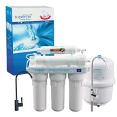 Baterie kuchenne - Supreme RO5 Premium Filtr odwróconej osmozy z czarnym kranikiem FX01-BKM - miniaturka - grafika 1