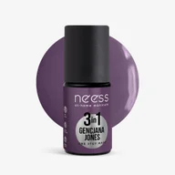Lakiery hybrydowe - NEESS Lakier hybrydowy One Step 3in1 Gencjana Jones 4 ml - miniaturka - grafika 1