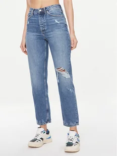 Tommy Hilfiger Jeansy Classic WW0WW40041 Niebieski Straight Fit - Spodnie damskie - miniaturka - grafika 1