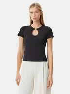 Bluzki damskie - Rinascimento Bluzka CFC0122547003 Czarny Regular Fit - miniaturka - grafika 1