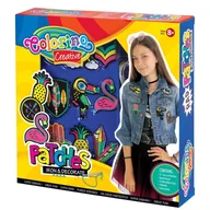 Prace ręczne dla dzieci - Zestaw Kreatywny Naszywki + Saszetka Colorino 91336Ptr - miniaturka - grafika 1
