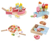 Zabawki AGD - Lupilu Zestaw drewnianych produktów spożywczych do zabawy - miniaturka - grafika 1