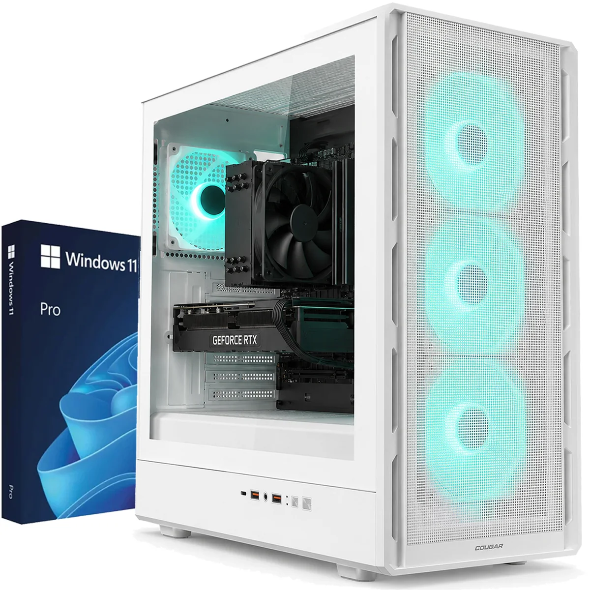 Komputer Gamingowy PC Ryzen 7 8700F 16GB 2TB RTX 5060 Win11