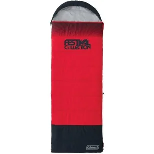 Coleman śpiwór Festival Single, XXL sufitu i camping, ciepły składających się z ekstra długich jesień/zima śpiwór, Outdoor Indoor mogą być używane, 225 x 80 cm, komfort temperatury -3 °c 2000032334 - Śpiwory - miniaturka - grafika 1
