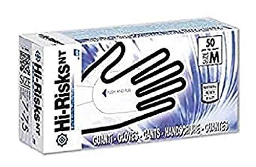 Linia Premium EHNB/XL Rękawica Nitrylu, Czarny Hi Risks, Powderfree, XL