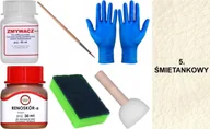 Środki do obuwia i ubrań - ŚMIETANKOWY 5 Renoskór ZESTAW DO RENOWACJI SKÓRY LICOWEJ Farba Zmywacz MIX - miniaturka - grafika 1
