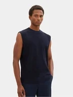 Swetry męskie - Tom Tailor Sweter 1038691 Granatowy Regular Fit - miniaturka - grafika 1