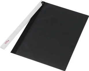 Skoroszyt fokus A4 z listwą boczną Qw324A czarny - Szkolne artykuły papiernicze - miniaturka - grafika 2