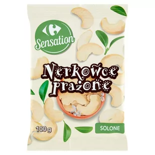 Carrefour Sensation Nerkowce prażone solone 100 g - Orzeszki - miniaturka - grafika 1