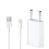 Ładowarki do telefonów - Apple (OEM) Ładowarka Apple iPhone z kablem Lightning, oryginalna, 5W, 1A - miniaturka - grafika 1