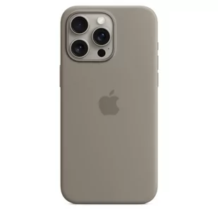 Etui silikonowe z MagSafe do iPhonea 15 Pro Max - popielaty brąz - Etui i futerały do telefonów - miniaturka - grafika 1