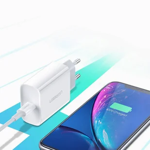 Ugreen ładowarka sieciowa USB Power Delivery 3.0 Quick Charge 4.0+ 20W 3A biały (60450) - Ładowarki do telefonów - miniaturka - grafika 21