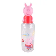 Bidony dla dzieci - Świnka Peppa Pig Butelka Z Figurką 3D Z Tritanu - miniaturka - grafika 1