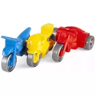 Samochody i pojazdy dla dzieci - Wader: Zestaw Kid Cars z motocyklami - miniaturka - grafika 1