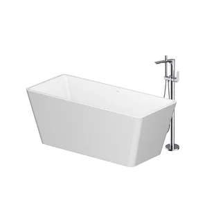 Set B723 Wanna Wolnostojąca 162X72 Crea + Bateria Wannowa Wolnostojąca Crea Cersanit S601-142 - Wanny - miniaturka - grafika 1