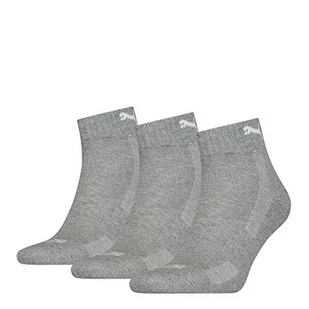 PUMA Skarpety do sneakersów, amortyzowane, szary (middle grey melange), 42 EU - Skarpetki damskie - miniaturka - grafika 1