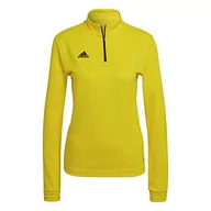 Bluzy damskie - adidas Bluza damska ENT22 TR TOP W, żółta/czarna, L - miniaturka - grafika 1