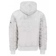 Odzież taktyczna i umundurowanie - Kurtka Alpha Industries MA-1 ZH Back EMB 138105 666 - Szara XL - miniaturka - grafika 1