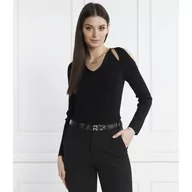 Swetry damskie - Karl Lagerfeld Sweter | Slim Fit - miniaturka - grafika 1
