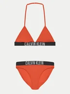 Stroje kąpielowe - Calvin Klein Swimwear Strój kąpielowy KY0KY00090 Czerwony - miniaturka - grafika 1