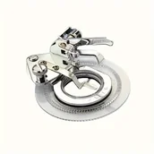 Inne - TEMU Srebrno-szare maszynki do szycia Okrągłe przymki do haftu 3700L - miniaturka - grafika 1