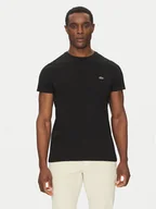Koszulki męskie - Lacoste T-Shirt TH6709 Czarny Regular Fit - miniaturka - grafika 1
