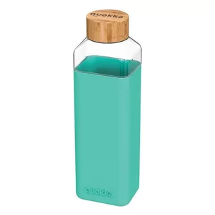 QUOKKA Quokka Storm Butelka na wodę ze szkła 700 ml (Teal) 40024 - Shakery i bidony sportowe - miniaturka - grafika 1
