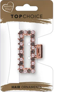 TOP CHOICE KLAMRA DO WŁOSÓW - ROSE GOLD - Ozdoby do włosów - miniaturka - grafika 1