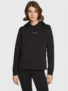 Calvin Klein Bluza Micro Logo K20K205452 Czarny Regular Fit - Bluzy damskie - miniaturka - grafika 1