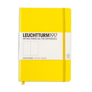 Leuchtturm 1917 344800 notes (A5, w kropki), 249 stron, okładka cytrynowa 344800 - Szkolne artykuły papiernicze - miniaturka - grafika 1
