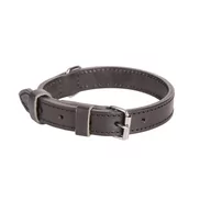 Obroże dla psów - Dingo Obroża Z Podwójnej Skóry 2,5 X 55 CM Czarna - miniaturka - grafika 1