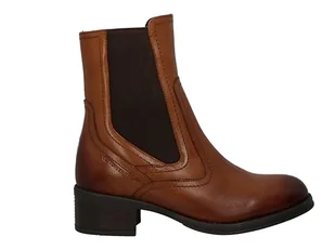 Tom Tailor Damskie sztyblety 8450020001, koniak, 37 EU, koniak, 37 EU - Botki damskie - miniaturka - grafika 1