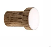 Wieszaki i stojaki - Wieszak ścienny Simple Drewniany Emaliowany Biały - Olej Przyciemniający - miniaturka - grafika 1