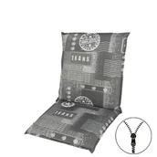 Poduszki ogrodowe - LIVING 2931 niska podkładka na krzesło i fotel z zamkiem błyskawicznym - miniaturka - grafika 1