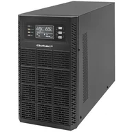 Zasilacze awaryjne UPS - qoltec Zasilacz awaryjny UPS 3kVA | 3000W | Power Factor 1.0 | LCD | EPO| USB | On-line - miniaturka - grafika 1
