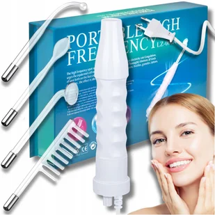 Urządzenie darsonval derma wand pro najmocniejszy LZ006A 4 elektrody peloty - Akcesoria i części AGD - miniaturka - grafika 1
