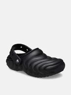 Klapki i japonki damskie - Crocs Chodaki "Classic Lined Overpuff" w kolorze czarnym - miniaturka - grafika 1