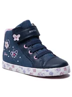 Buty dla dziewczynek - Geox Sneakersy B Kilwi G. C B15D5C 0EWBC C4BE8 S Granatowy - miniaturka - grafika 1