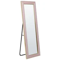 Lustra - Lustro stojące welurowe 50 x 150 cm różowe LAUTREC - miniaturka - grafika 1