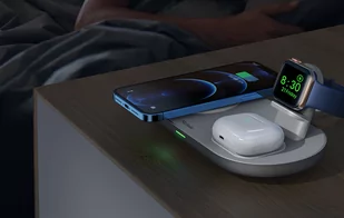 Ładowarka bezprzewodowa Mcdodo CH-7062 3w1 15W (telefon/TWS/Apple watch) biała - Ładowarki do telefonów - miniaturka - grafika 2
