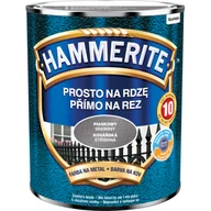 Farby do metalu - Farba na rdzę Hammerite srebrny piaskowy 0.7L - miniaturka - grafika 1