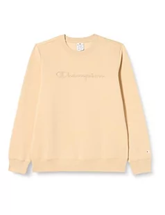 Champion Damska bluza z okrągłym dekoltem Legacy American Classics Powerblend z logo polarowym, taupe Brown, XXL - Bluzy damskie - miniaturka - grafika 1