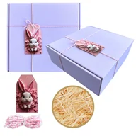 Zestawy upominkowe - PUDEŁKO PREZENTOWE KARTON OZDOBNY NA PREZENT Wielkanoc Zestaw Wypełnienie - miniaturka - grafika 1