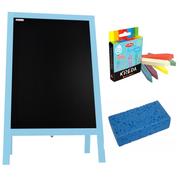 Akcesoria do reklamy - Allboards Potykacz niebieski stojak kredowy 118x61 cm pastelowy kolor PK96B+K6+G - miniaturka - grafika 1